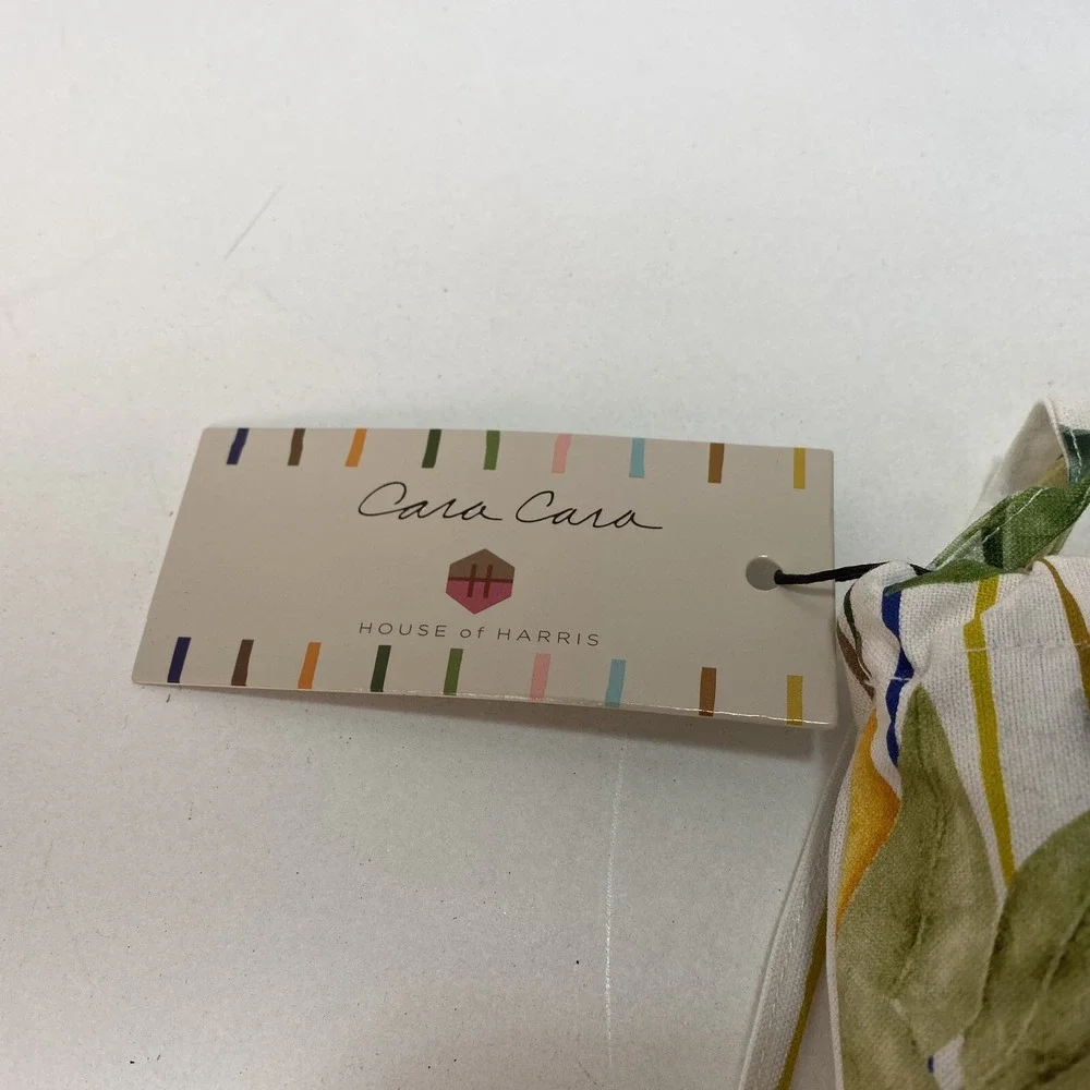 Cara Cara x House of Harris, Napkin Set of 4. STRIPE IVORY MULTI. 20